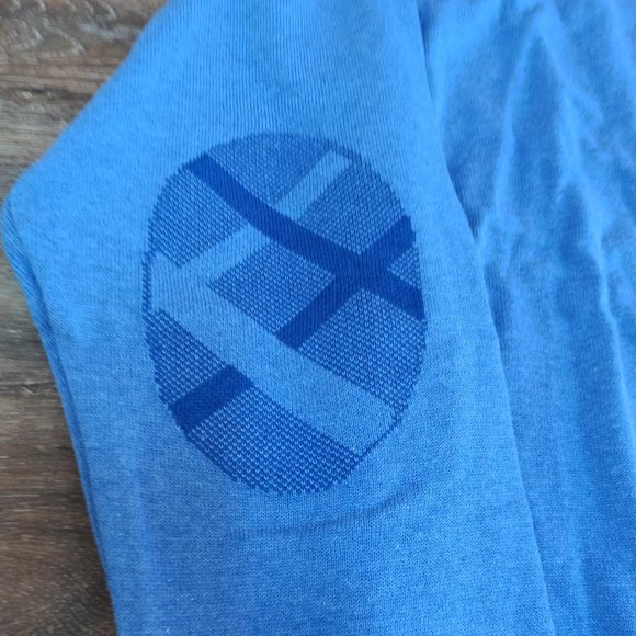 Burberry Blue Color Logo Cotton